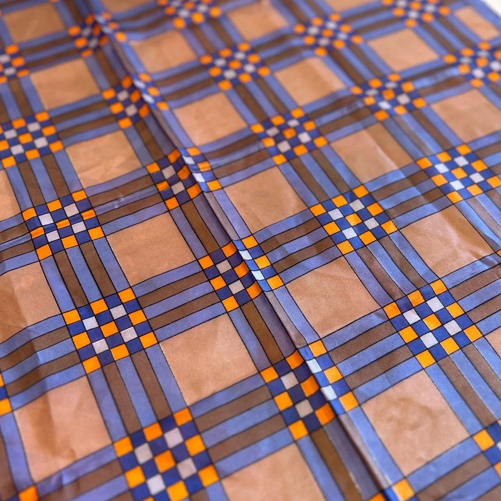 Mid Century Checkered Scarf